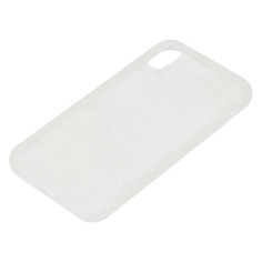 Чехол (клип-кейс) HAMA Lotus, для Apple iPhone X, прозрачный/белый [00181647]