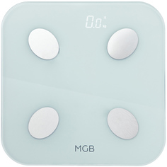 Умные весы MGB Body fat scale Glass Edition F19 BW White