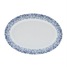 Столовая посуда Блюдо овальное 36 см Thun1794 декор мозаика