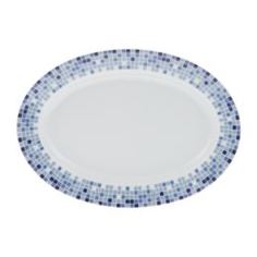 Столовая посуда Блюдо овальное 24 см Thun1794 декор мозаика