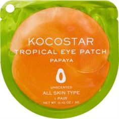 Уход за кожей лица Патчи для глаз KOCOSTAR Tropical Eye Patch Тропические фрукты Папайя 1 пара