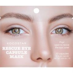 Уход за кожей лица Сыворотка для глаз KOCOSTAR Rescue Eye Capsule Mask 10 капсул 1 г