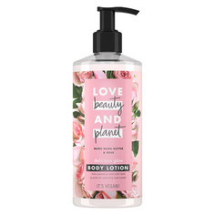 Лосьон для тела LOVE BEAUTY AND PLANET MURU MURU BUTTER & ROSE Масло мурумуру и роза 400 мл