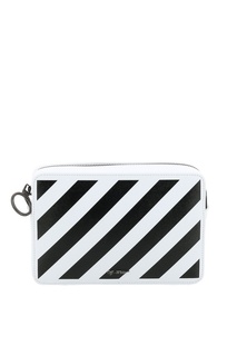 Белая поясная сумка с отделкой Off White