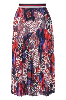 Плиссированная юбка с комбинированным принтом Claudie Pierlot