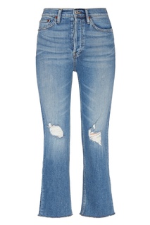 Голубые джинсы с прорезями Re/Done