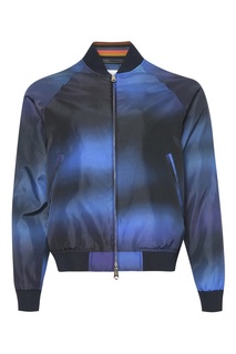 Бомбер на молнии с узором Paul Smith