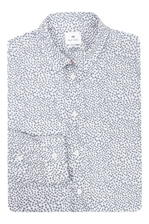 Рубашка из хлопка с узором Paul Smith
