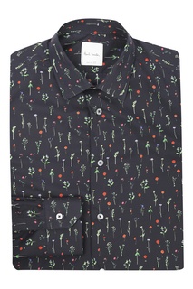 Рубашка из хлопка с узором Paul Smith