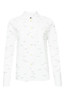 Рубашка из хлопка с узором Paul Smith