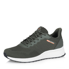 Кроссовки цвета хаки из текстиля Strobbs