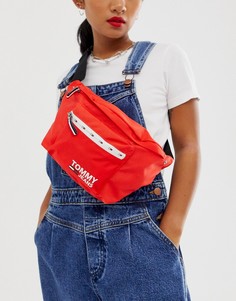 Сумка-кошелек на пояс с логотипом Tommy Jeans - Красный