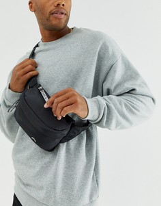 Черная сумка-кошелек на пояс со светоотражающим логотипом HUGO x Liam Payne - Черный