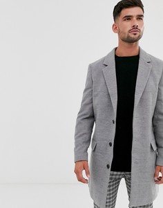 Серое пальто New Look - Серый