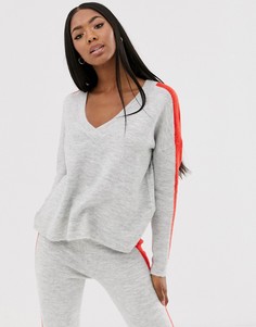 Джемпер с кантом от комплекта ASOS DESIGN - Серый