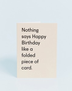 Поздравительная открытка ко дню рождения с надписью nothing says birthday like Ohh Deer - Мульти