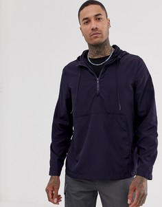 Темно-синяя нейлоновая куртка ASOS DESIGN - Темно-синий