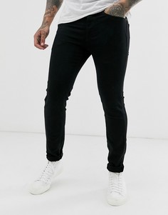 Черные выбеленные джинсы зауженного кроя из органического хлопка Selected Homme - Черный