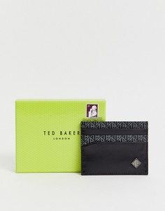 Черная визитница с логотипом Ted Baker Pallay - Черный