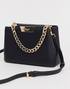 Черная сумка с ручкой-цепочкой Dune - Черный