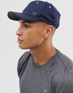 Темно-синяя кепка с сетчатой отделкой Calvin Klein Golf - Темно-синий