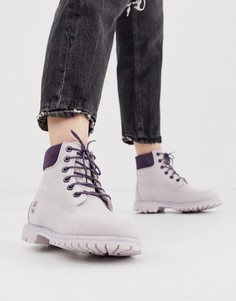 Кожаные премиум-ботинки Timberland - Фиолетовый