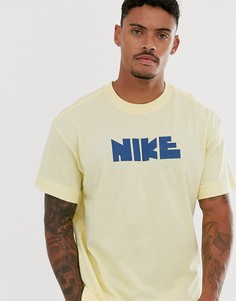 Желтая футболка с логотипом Nike - Желтый