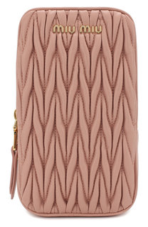 Сумка из кожи Miu Miu