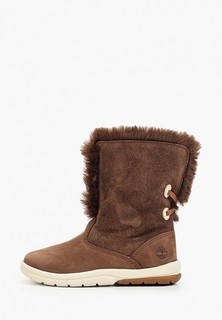 Сапоги Timberland Toddle Tracks Faux Shearling Bootie POTTING SOIL