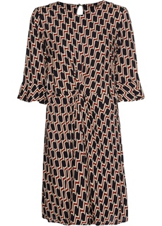 Короткие платья Платье миди с драпировкой Bonprix