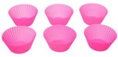 Силиконовые формы для выпечки Lekue Форма для маффинов (6 шт.), розовый