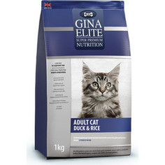 Сухой корм Gina Elite Adult Cat Duck & Rice с уткой и рисом для взрослых кошек 1кг (250000.0)