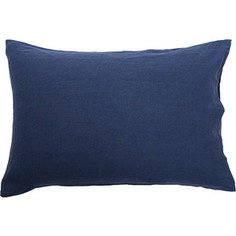 Наволочка темно-синего цвета 50х70 Tkano Essential (TK18-LP0001)