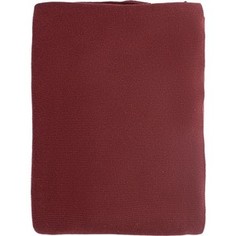 Плед вязаный бордового цвета 180х130 Tkano Essential (TK18-TH0010)