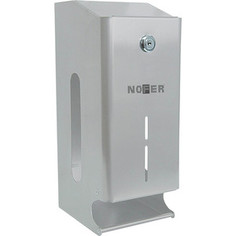 Диспенсер для туалетной бумаги Nofer Two rolls для 2 рулонов, хром/матовый (05101.S)