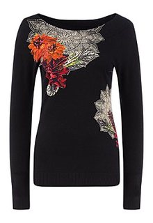 Трикотажный джемпер Desigual