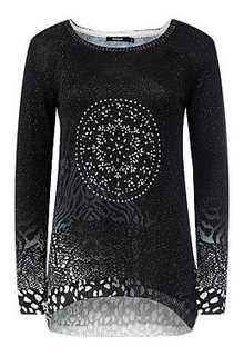 Трикотажный джемпер Desigual