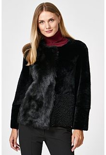 Короткая шуба из овчины Virtuale Fur Collection