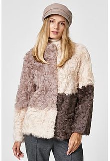 Утепленная шуба из овчины Virtuale Fur Collection