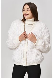 Вязаный жакет из овчины Virtuale Fur Collection
