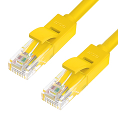 Сетевой кабель GCR Premium UTP 30AWG cat.6 RJ45 T568B 0.5m Yellow GCR-LNC622-0.5m Greenconnect