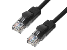Сетевой кабель GCR UTP 24AWG cat.5e RJ45 T568B 4.0m Black GCR-LNC06-4.0m Greenconnect