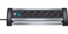 Сетевой фильтр Brennenstuhl Alu-Office-Line 6 Sockets 3m 1394000416