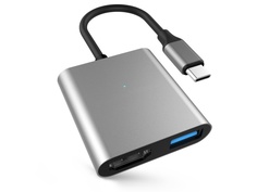 Адаптер HyperDrive Hyper 4K HDMI 3-in-1 Hub Space Grey HD259A-GRAY