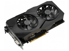 Видеокарта ASUS GeForce GTX 1660 Ti Dual OC EVO 1500Mhz PCI-E 3.0 6144Mb 12002Mhz 192 bit DP 2xHDMI DVI DUAL-GTX1660TI-O6G-EVO