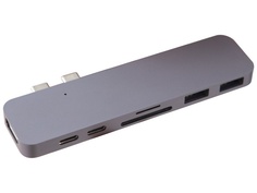 Хаб USB HyperDrive Hyper Duo 7-in-2 Hub Space Grey GN28B-GRAY