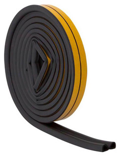 Уплотнитель резиновый Aviora D-профиль 6m Black 302-163
