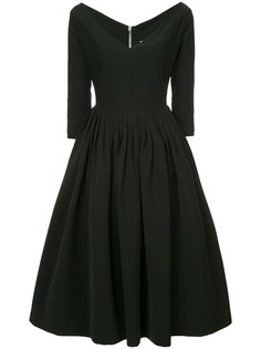 Preen By Thornton Bregazzi расклешенное платье с глубоким вырезом