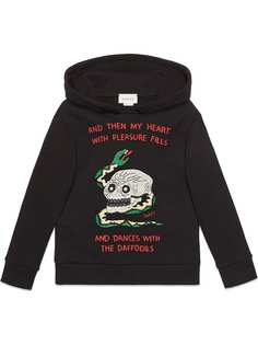 Gucci Kids толстовка с капюшоном