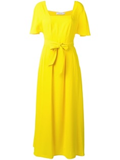 Calvin Klein платье макси с поясом